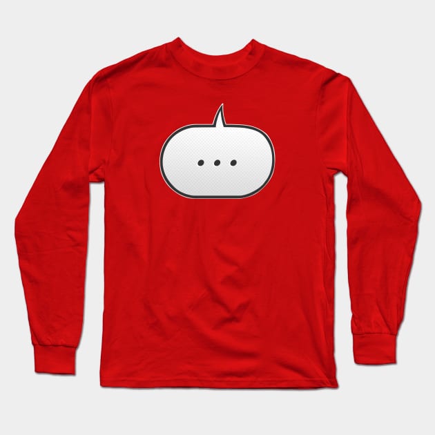 SPEECH(LESS) BUBBLE Long Sleeve T-Shirt by TheActionPixel